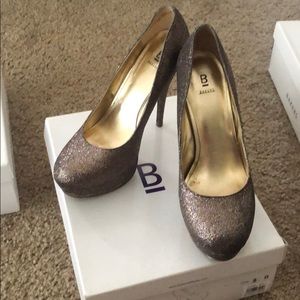 Multi-colored Glitter Pumps